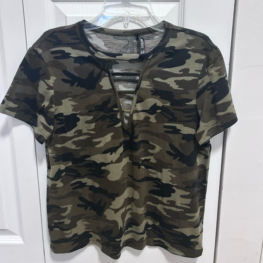 Shein camo shirt